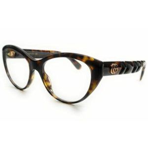 Gucci Women's Havana Cat Eye Eyeglasses!